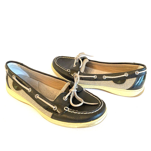 Sperry Shoes - Sperry Top Sider Navy Blue Angelfish Boat Shoes Women’s Sz 11M